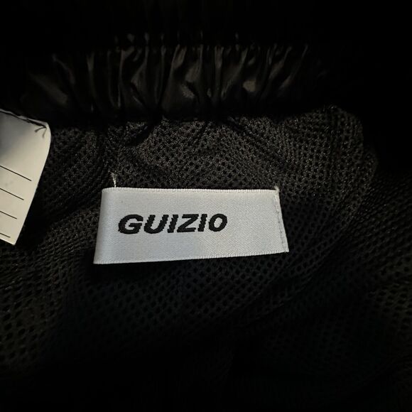 Danielle Guizio‎ Small Striped Track Pants Joggers Nylon Black White - Picture 11 of 16